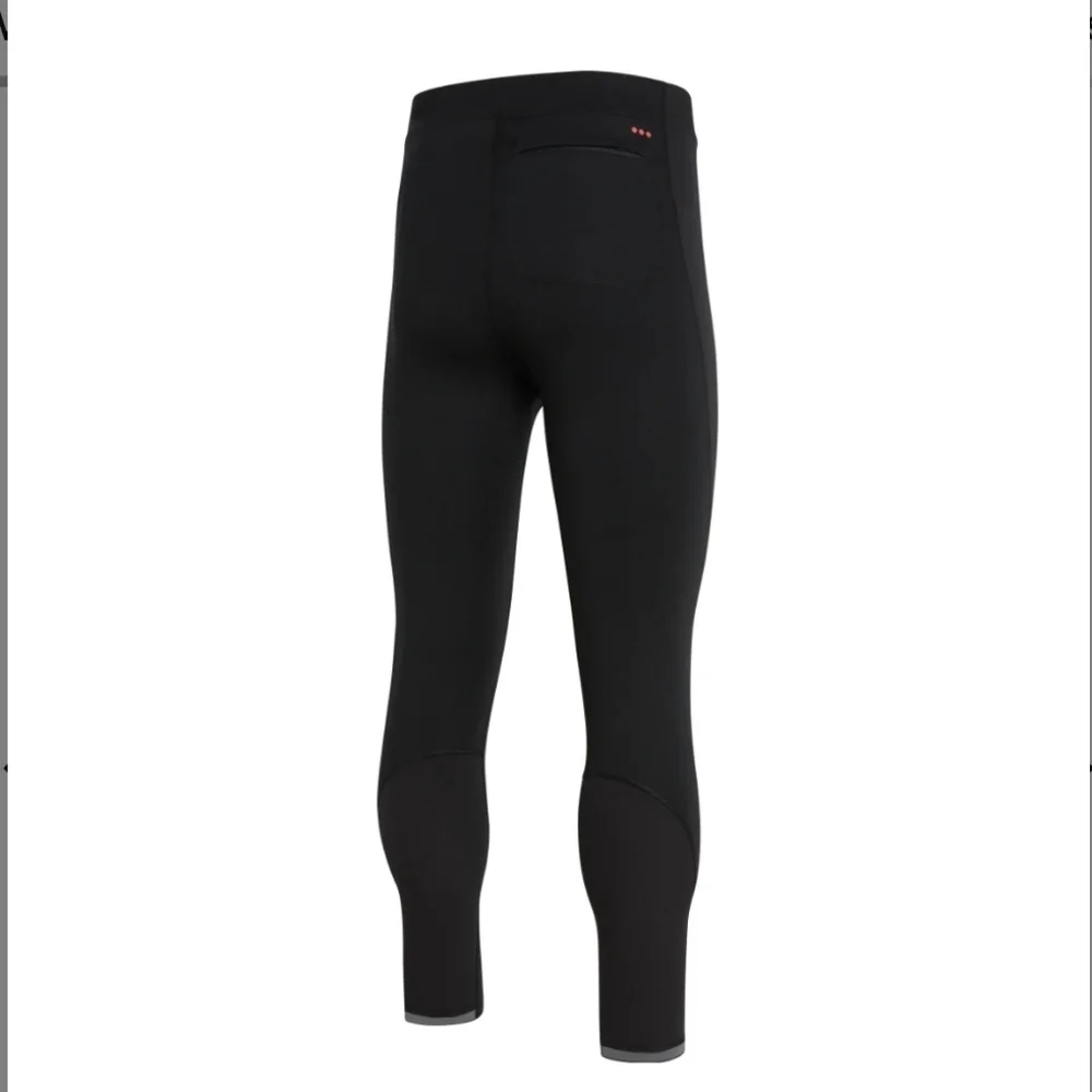 NWT Saucony Men's Full Length Fleece Lined Winter Running Tight Black Size XL